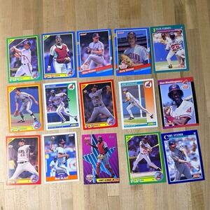Score 1991 Cleveland Indians 15-Card MLB Lot Felix Fermin Sandy Alomar Jr.